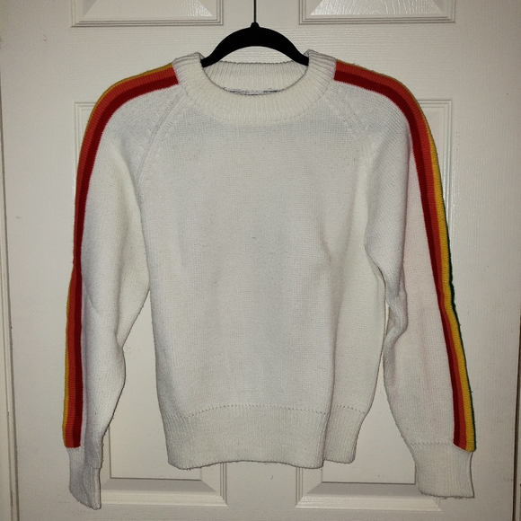 Rainbow Sleeve Sweater - Picture 2 of 3